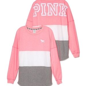 Victoria's Secret Pink Colorblock Sweatshirt